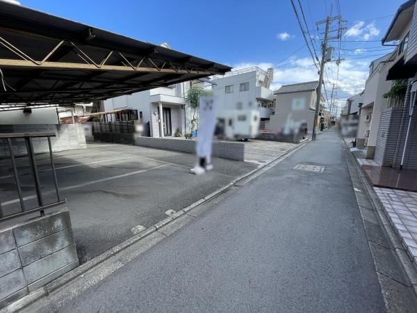 京都市南区八条源町　建築条件無売土地 現地写真（前面道路含む現地写真）