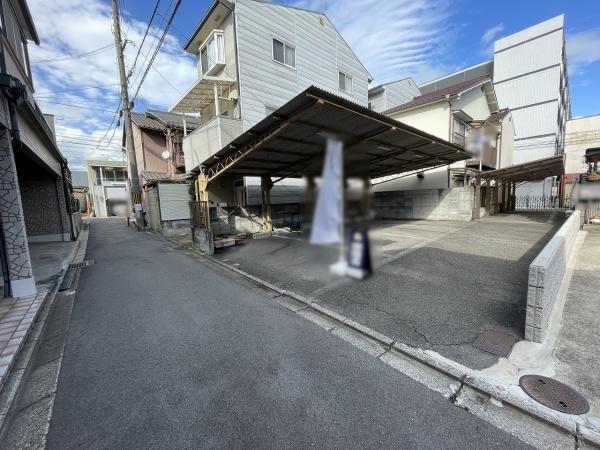 京都市南区八条源町　建築条件無売土地 現地写真（前面道路含む現地写真）