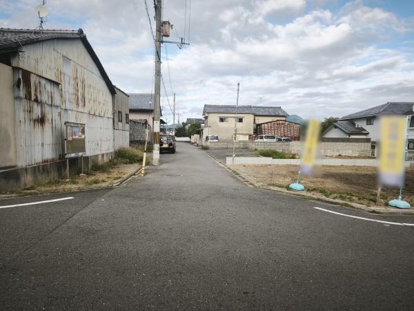 京都市北区鷹峯南鷹峯町　1号棟　新築戸建 現地写真（前面道路含む現地写真）
