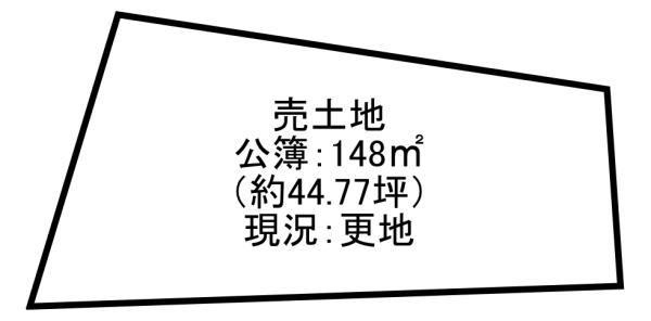 京都市左京区花脊原地町　売土地 間取図・土地図