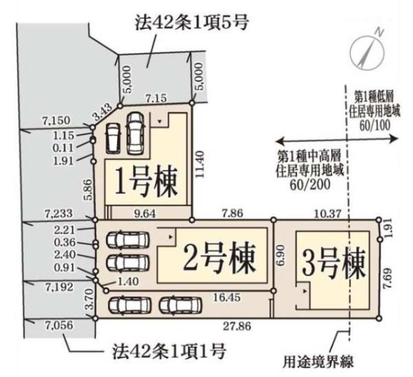 京都市北区鷹峯南鷹峯町　3号棟　新築戸建 その他