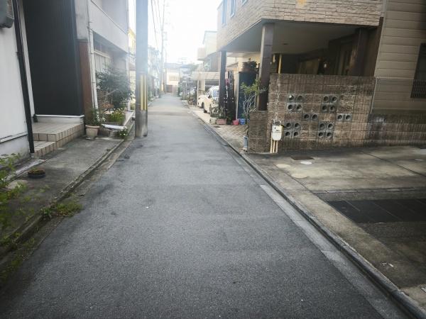 京都市中京区西ノ京左馬寮町　中古戸建 現地写真（前面道路含む現地写真）