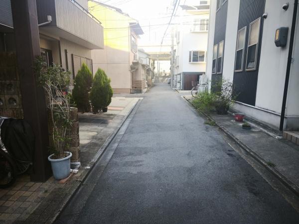 京都市中京区西ノ京左馬寮町　中古戸建 現地写真（前面道路含む現地写真）