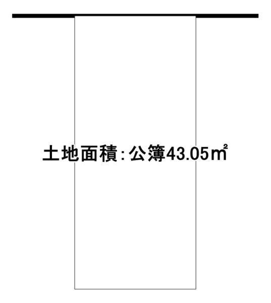 堺市北区金岡町　売土地 間取図・土地図