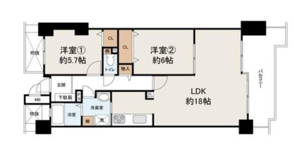 シティパーク北野田 間取図・土地図