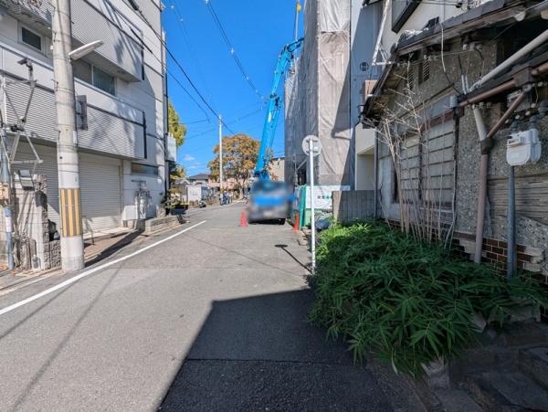 京都市左京区一乗寺地蔵本町　古家付売土地 現地写真（前面道路含む現地写真）