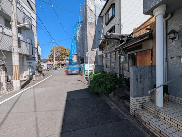 京都市左京区一乗寺地蔵本町　古家付売土地 現地写真（前面道路含む現地写真）