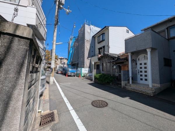 京都市左京区一乗寺地蔵本町　古家付売土地 現地写真（前面道路含む現地写真）