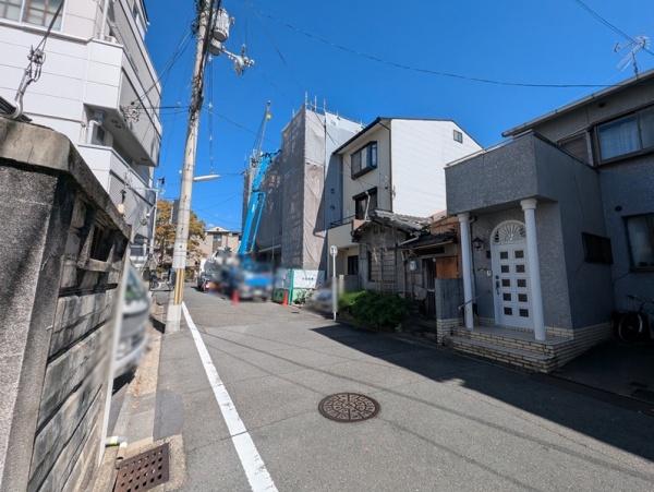京都市左京区一乗寺地蔵本町　古家付売土地 現地写真（前面道路含む現地写真）