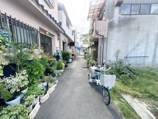 大阪市生野区桃谷5丁目　売土地 現地写真（前面道路含む現地写真）