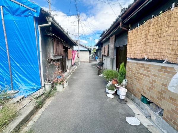 大阪市生野区桃谷5丁目　売土地 現地写真（前面道路含む現地写真）