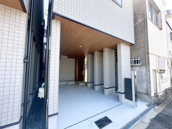 大阪市平野区流町2丁目　B号地　新築戸建 現地写真（駐車場）