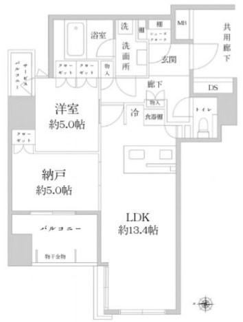 プレミスト京都五条 間取図・土地図