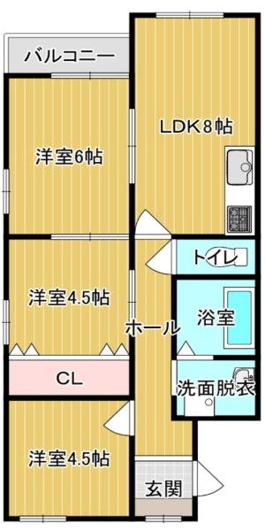 太平パシフィック桑津 間取図・土地図