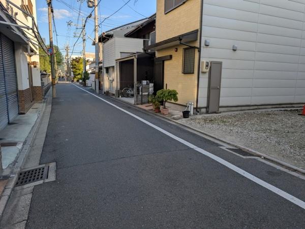 京都府京都市北区鞍馬口通室町東入上御霊上江町 現地写真（前面道路含む現地写真）