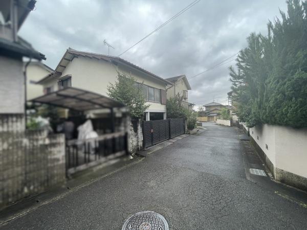 京都市左京区岩倉三宅町　古家付売土地 現地写真（前面道路含む現地写真）