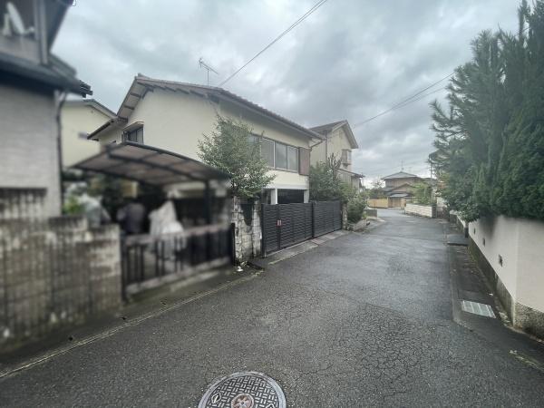 京都市左京区岩倉三宅町　古家付売土地 現地写真（前面道路含む現地写真）