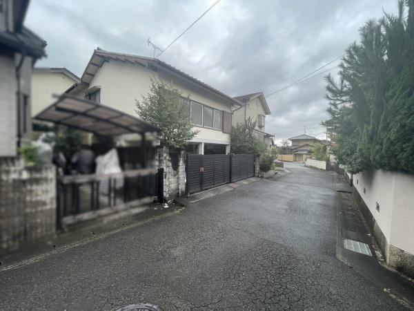 京都市左京区岩倉三宅町　古家付売土地 現地写真（前面道路含む現地写真）