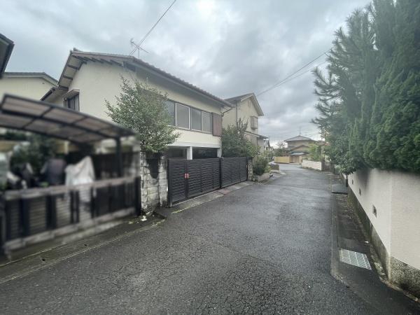 京都市左京区岩倉三宅町　古家付売土地 現地写真（前面道路含む現地写真）