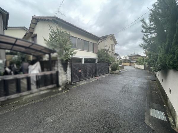京都市左京区岩倉三宅町　古家付売土地 現地写真（前面道路含む現地写真）