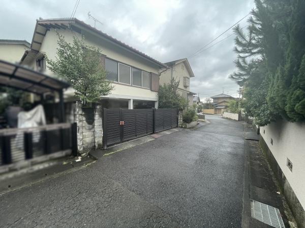京都市左京区岩倉三宅町　古家付売土地 現地写真（前面道路含む現地写真）