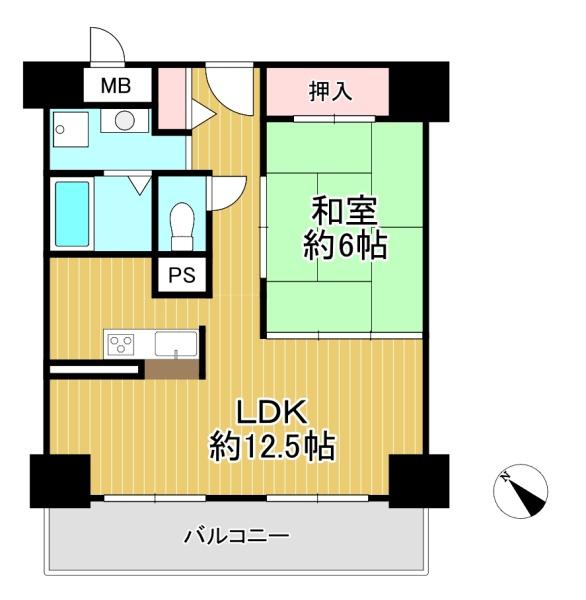 カネボウ琵琶湖アーバンプラザ 間取図・土地図