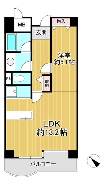 琵琶湖アーバンリゾート２番館 間取図・土地図