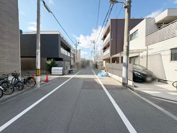 大阪市東住吉区今川4丁目　売土地 現地写真（前面道路含む現地写真）
