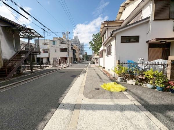 大阪市東住吉区西今川2丁目　売土地 現地写真（前面道路含む現地写真）
