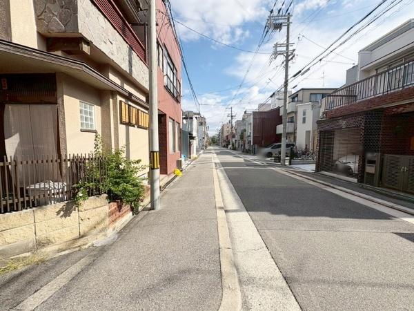 大阪市東住吉区西今川2丁目　売土地 現地写真（前面道路含む現地写真）