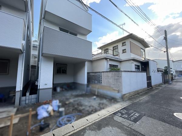 京都市右京区太秦上ノ段町　2号地　新築戸建 現地写真（前面道路含む現地写真）