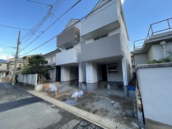 京都市右京区太秦上ノ段町　2号地　新築戸建 現地写真（前面道路含む現地写真）
