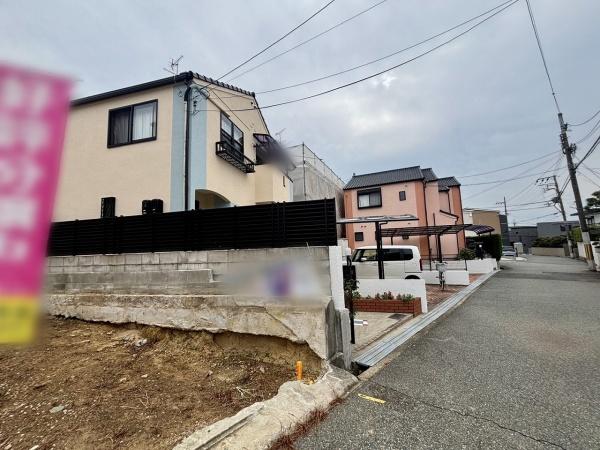 堺市西区神野町3丁　売土地 現地写真（前面道路含む現地写真）