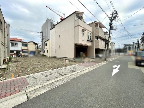 大阪市旭区中宮3丁目　C号地　売土地 現地写真（前面道路含む現地写真）
