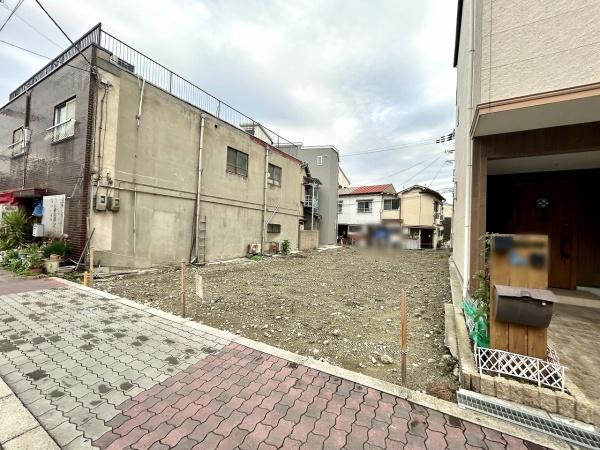 大阪市旭区中宮3丁目　C号地　売土地 現地写真（前面道路含む現地写真）