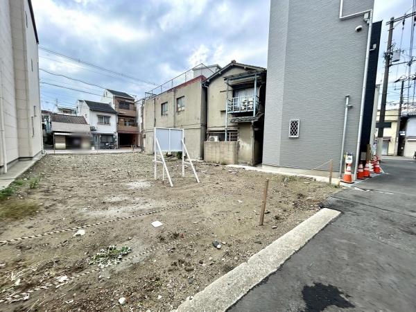 大阪市旭区中宮3丁目　C号地　売土地 現地写真（前面道路含む現地写真）