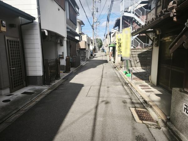 京都市東山区一橋野本町　建築条件無売土地 現地写真（前面道路含む現地写真）
