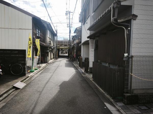 京都市東山区一橋野本町　建築条件無売土地 現地写真（前面道路含む現地写真）
