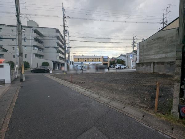 京都市右京区梅津後藤町　建築条件無売土地 現地写真（前面道路含む現地写真）