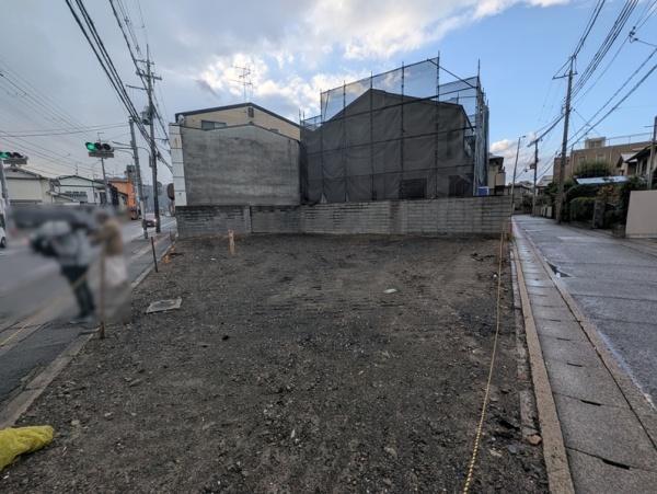 京都市右京区梅津後藤町　建築条件無売土地 現地写真