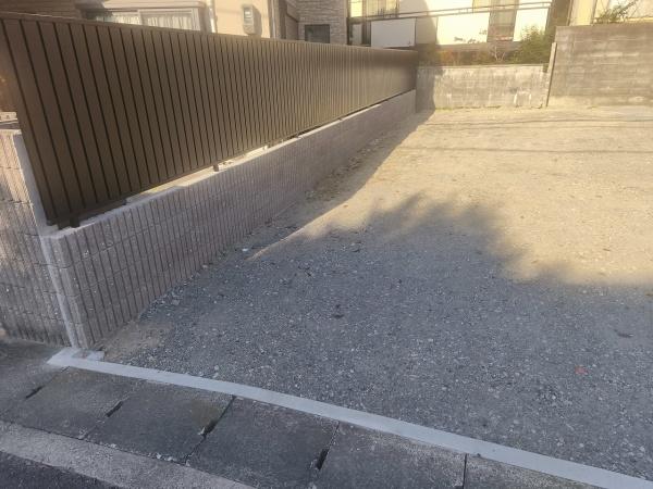 京都市左京区北白川上池田町　建築条件無売土地 現地写真