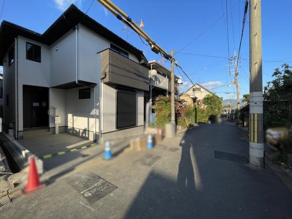 京都市北区大宮西野山町　新築戸建 現地写真（前面道路含む現地写真）