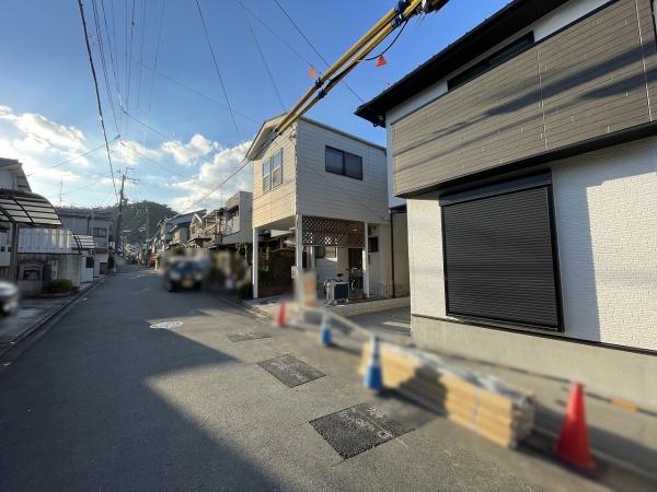 京都市北区大宮西野山町　新築戸建 現地写真（前面道路含む現地写真）