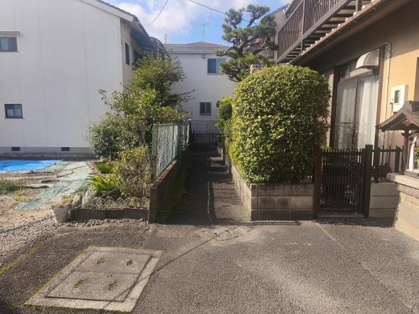 京都市右京区嵯峨野宮ノ元町　建築条件無売土地 現地写真（前面道路含む現地写真）