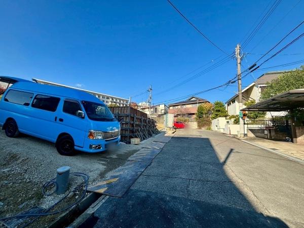 堺市南区槇塚台2丁　売土地 現地写真（前面道路含む現地写真）