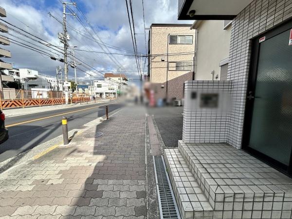 大阪市平野区喜連西5丁目　古家付き売土地 現地写真（前面道路含む現地写真）