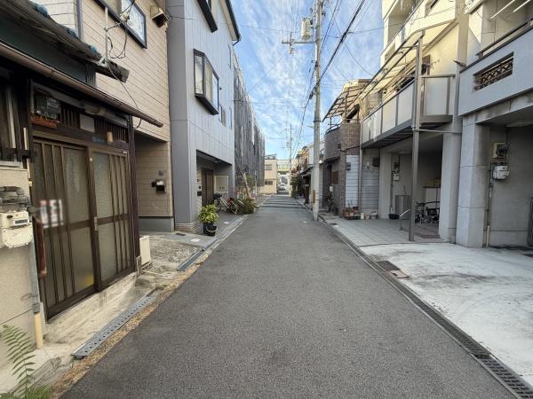 大阪市西成区千本北2丁目　中古戸建 現地写真（前面道路含む現地写真）