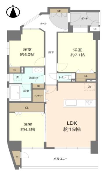 レスタージュ西陣 間取図・土地図