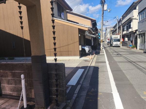 京都市東山区大阪町　建築条件無売土地 現地写真（前面道路含む現地写真）