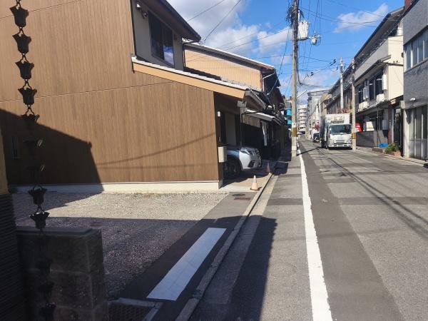 京都市東山区大阪町　建築条件無売土地 現地写真（前面道路含む現地写真）